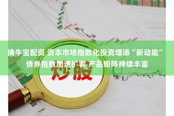 擒牛宝配资 资本市场指数化投资增添“新动能” 债券指数加速扩容 产品矩阵持续丰富